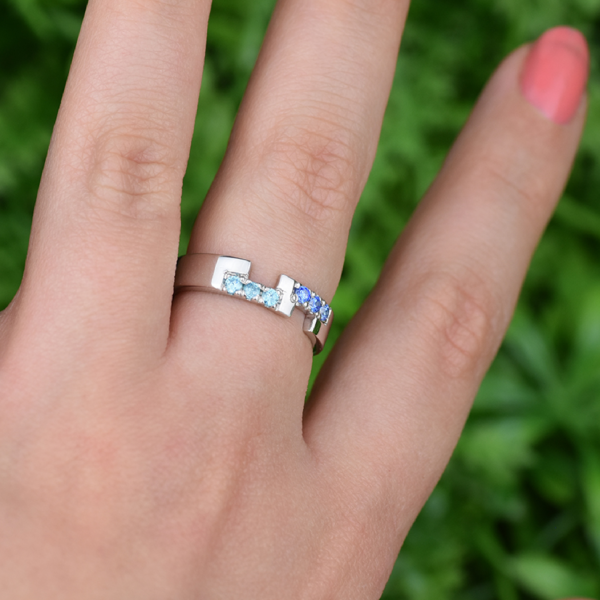 Bague argent - Néphélie - Oniri atelier