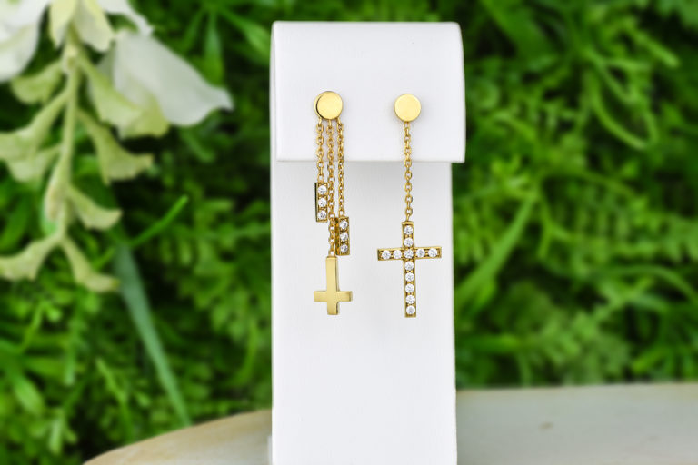 Boucles d'Oreilles sur mesure - or - Oniri atelier